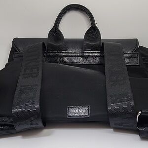 Botkier New York Trigger Mini Nylon Backpack Handbag, Faux Leather Upper